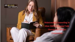 Strengthen Your Relationship with Counseling in Mint Hill