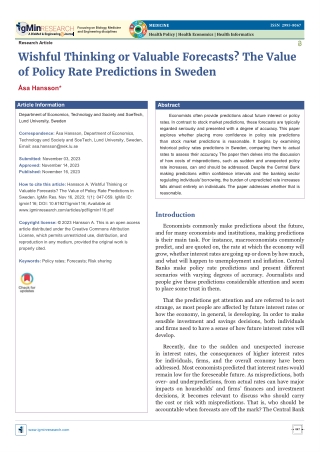 Wishful Thinking or Valuable Forecasts? The Value of Policy Rate Predictions in