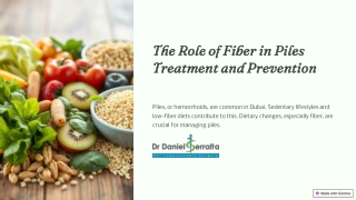 Fiber: A Key to Piles Treatment & Prevention
