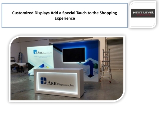 Custom Store Displays to Showcase Your Products in Style