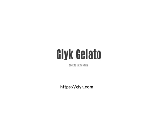 Glyk Gelato