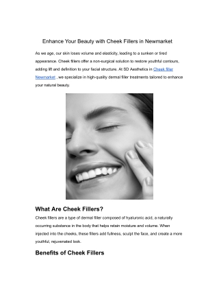 Enhance Your Beauty with Cheek Fillers in Newmarket (1)