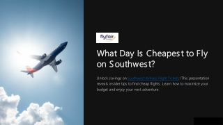 What day is cheapest to fly on Southwest