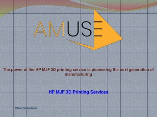 The power of the HP MJF 3D printing service is pioneering the next generation of manufacturing