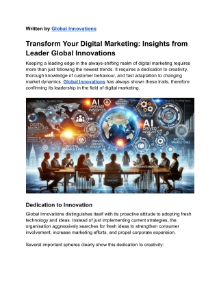 Global Innovations_ Leading the Way in Digital Marketing Innovation