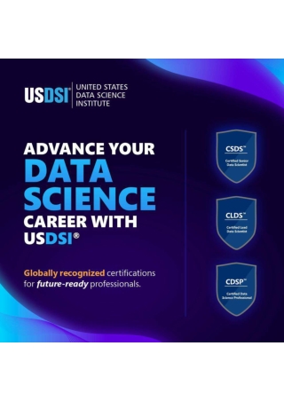 ADVANCE YOUR DATA SCIENCE CAREER WITH USDSI®