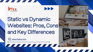 Static vs Dynamic Websites Pros, Cons and Key Differences