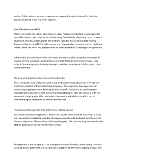 Expert Social Media Advertising and Management Services