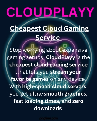 Untitled desiGaming Without Limits – CloudPlayy Offers the Most Affordable Clogn