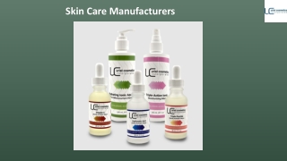 Skin Care Manufacturers