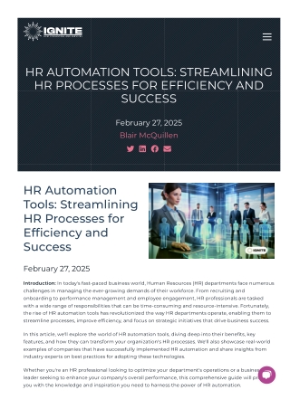HR Automation Tools