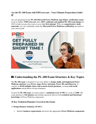 PL-100 Exam PDf