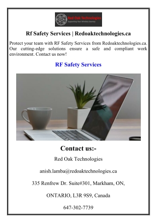 Rf Safety Services  Redoaktechnologies.ca