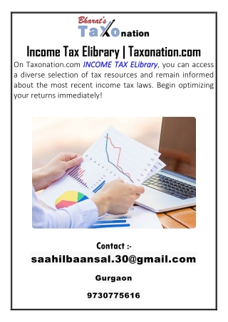 Income Tax Elibrary | Taxonation.com