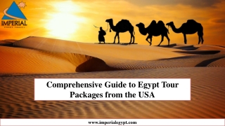 Comprehensive Guide to Egypt Tour Packages from the USA