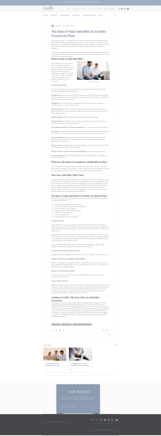 Fertility Treatment For Men