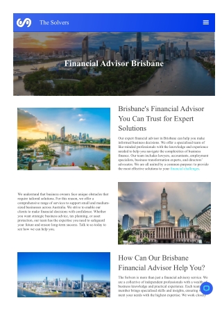 Financial Advisor Brisbane