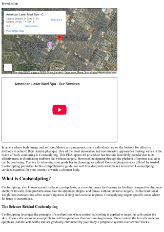 Your Path to a Slimmer Body Starts with Accredited Coolsculpting Services