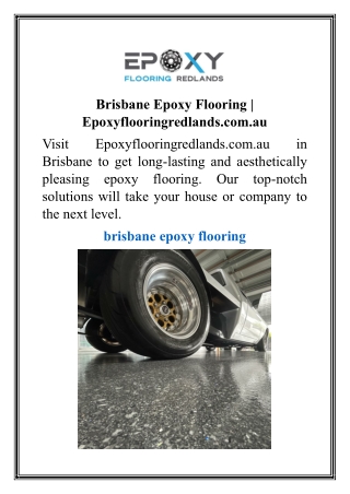 Brisbane Epoxy Flooring  Epoxyflooringredlands.com