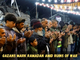 Gazans mark Ramadan amid ruins of war