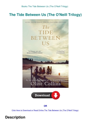 Books The Tide Between Us (The O'Neill Trilogy)