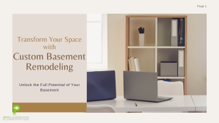 Elevate Your Home with Custom Basement Remodeling