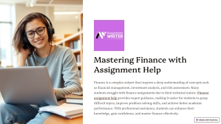 Mastering-Finance-with-Assignment-Help