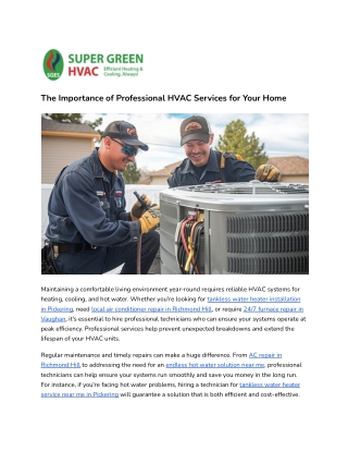 Why Professional AC Repair is a Must