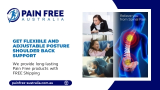 Get Flexible and Adjustable Posture Shoulder Back Support