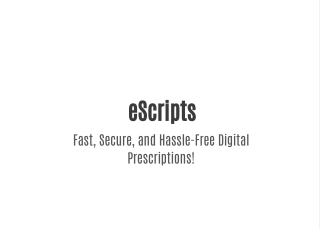 What Are eScripts and How Do They Work?