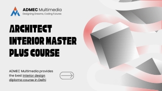 Architect Interior Master Plus Course