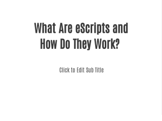 eScripts