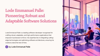 Lodi Palle: A Trusted Name in Reliable and Scalable Software Development