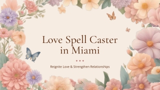Love Spell Caster in Miami by Master Shreeram