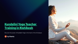 Kundalini Yoga  Teacher Training in Rishikesh