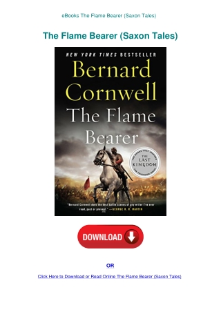 eBooks The Flame Bearer (Saxon Tales)
