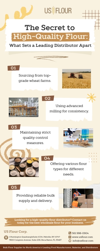 The Secret to High-Quality Flour What Sets a Leading Distributor Apart