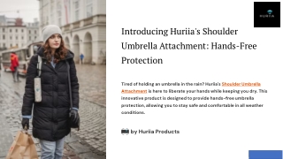 Shoulder Umbrella Attachment for Hands-Free Sun & Rain Shield