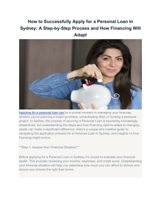 Business Loan in Sydney