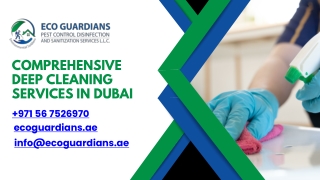 Deep Cleaning Services in Dubai