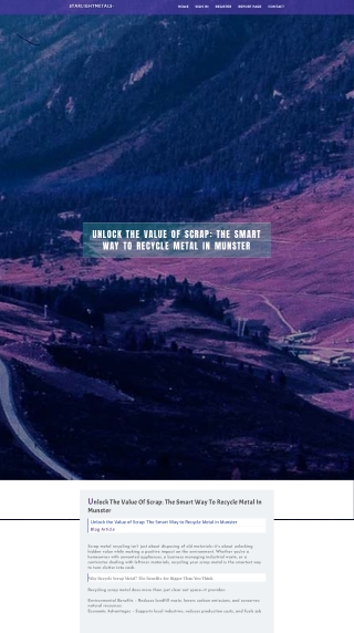 Unlock The Value Of Scrap The Smart Way To Recycle Metal In Munster