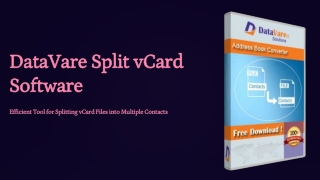 Maximizing Efficiency: Splitting vCard Files for Better Data Handling