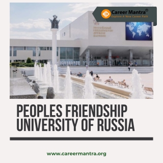 Peoples Friendship University of Russia PDF