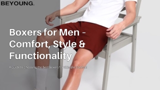 Upgrade Your Wardrobe with Beyoung’s Best Boxers for Men Online