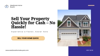Sell Your Property Quickly for Cash – No Hassle!