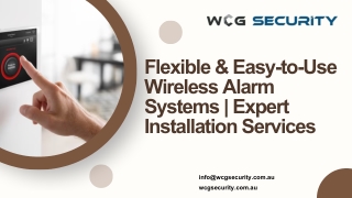 Flexible & Easy-to-Use Wireless Alarm Systems  Expert Installation Services