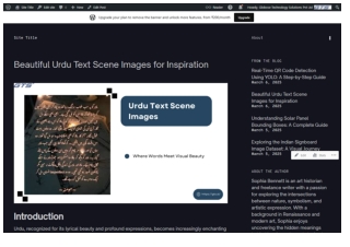 Beautiful Urdu Text Scene Images for Inspiration