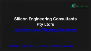 Architectural planning services