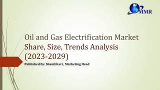 Oil and Gas Electrification Market Key Opportunities and Analysis of Key Players