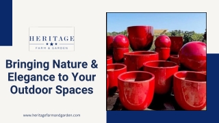 Bringing Nature & Elegance to Your Outdoor Spaces